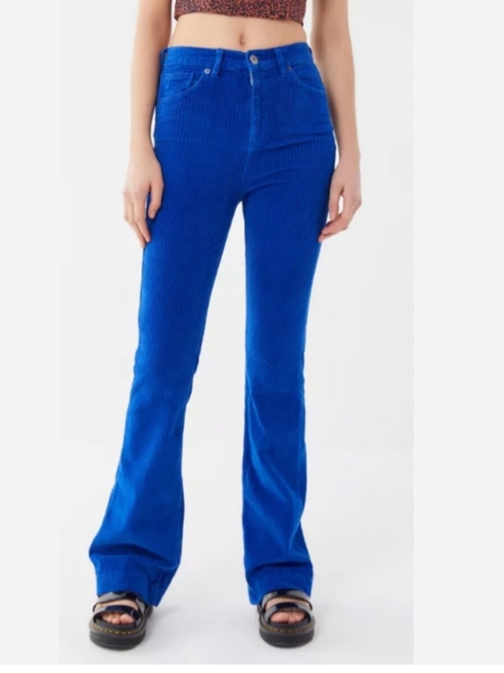 BDG Royal Blue Corduroy Boot Cut Pants